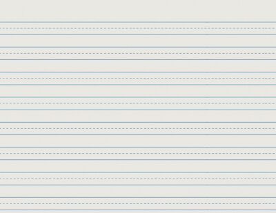 School Smart Skip-A-Line Ruled Writing Paper 1/2 Inch Ruled Long Way 11 x 8-1...