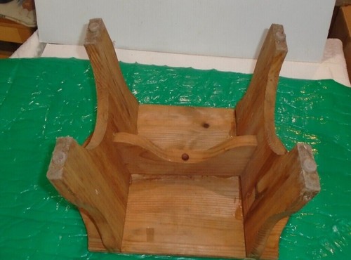 VINTAGE WOODEN Step Stool Seat - Picture 5 of 5