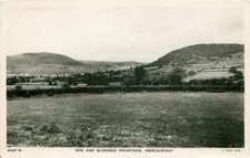 Abergavenny Wales Deri And Blorenge Mountains OLD PHOTO