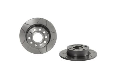 2x Discs Rear Orius Fits Golf Caddy Scirocco Octavia A3 Leon #3