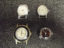 Lot Vintage Timex GG Gisa Women’s Watches Wind Up Gold Silver Tone all WORKING!