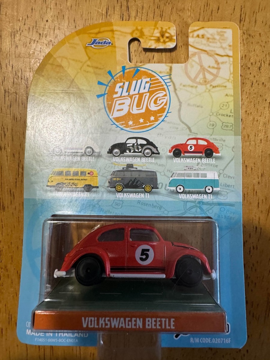 Jada - Punch Buggy & Slug Bug-1:64 Diecast Volkswagen Beetle & T1
