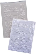 Thank You Thanks Embossing Folders for Card Making Embossing Template for DIY Pa