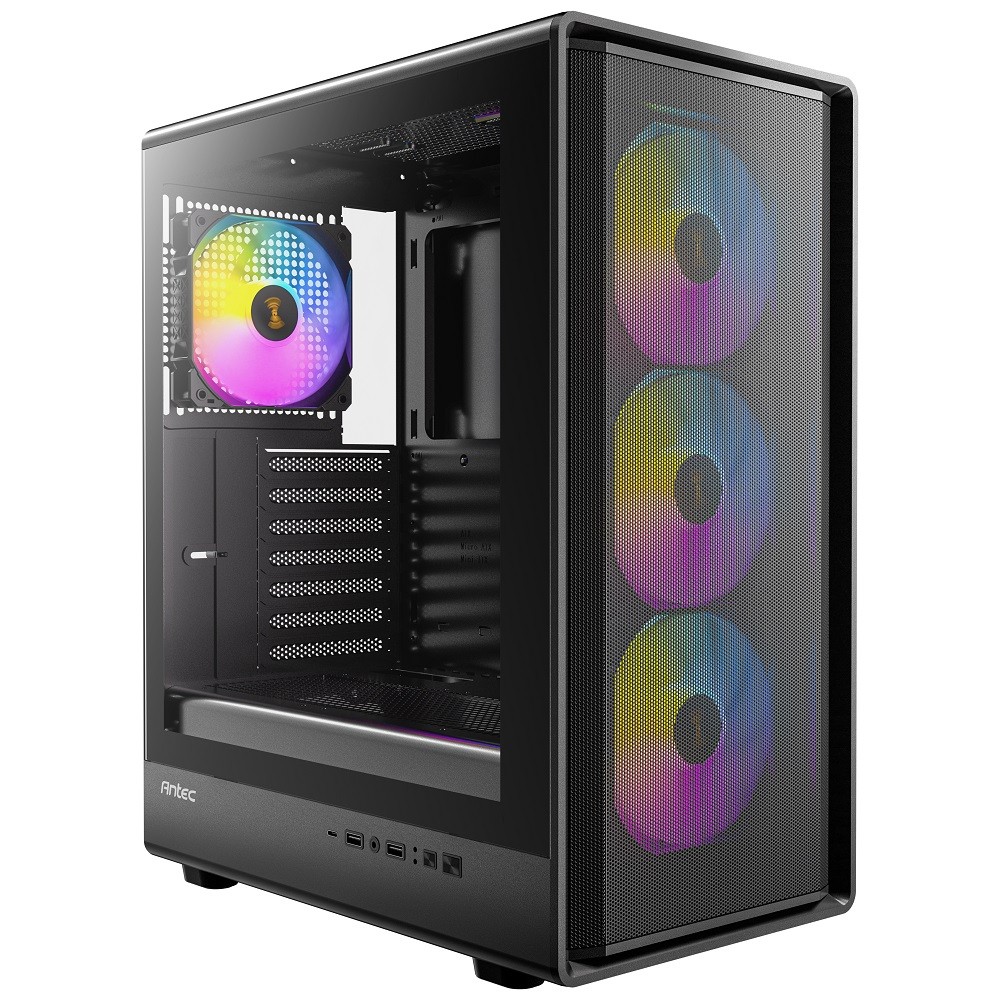 Antec P6 Neo ARGB 4 PWM ARGB Fans Included Tempered Glass Mid