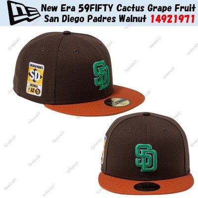 New Era 59FIFTY Cactus Grape Fruit San Diego Padres Walnut 14921971