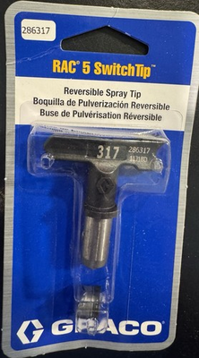 #ad Graco Rac 5 Switch Tip 286317 Reversible Spray Tip 317 switchtip sealed $24.50