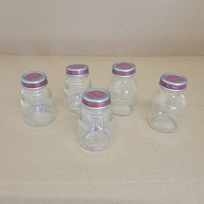 5 ~ Vintage Heinz Baby Food Jars With Lids Early 1990 s 