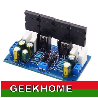 200W Mono Amplifier Board with TTA1943 & TTC5200 Transistors for Home Use gh34