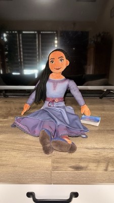 Disney On Ice Wish Asha Soft Plush Doll Movie Rare Version W Braids NWT HTF 