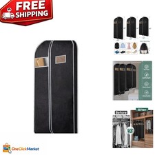 BALEINE 1PK Heavy Duty Garment Bag with Shoe Storage Travel Bag for Dresses, Sui