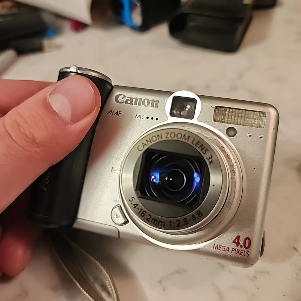 Canon Powershot A85 AiAF 4.0MP 11x Optical Zoom Digital Camera READ - Image 3 of 4