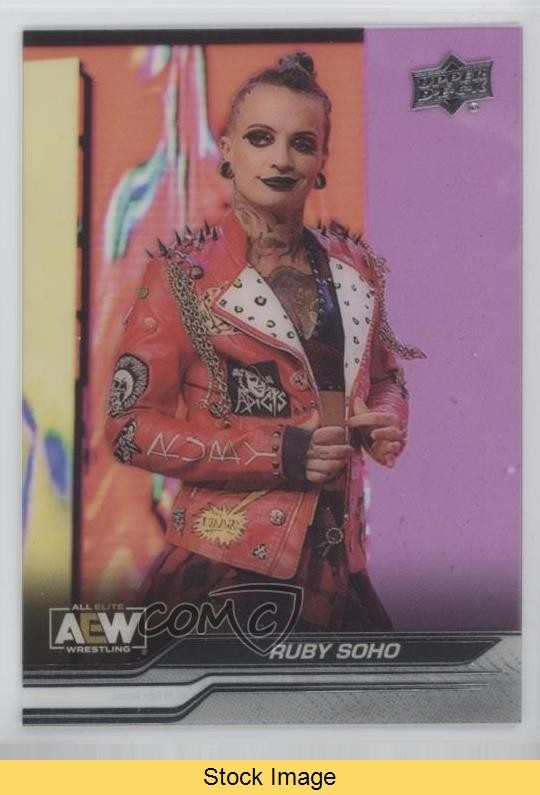 2024 Upper Deck AEW All Elite Wrestling Clear Cut Ruby Soho #12 READ 17u8