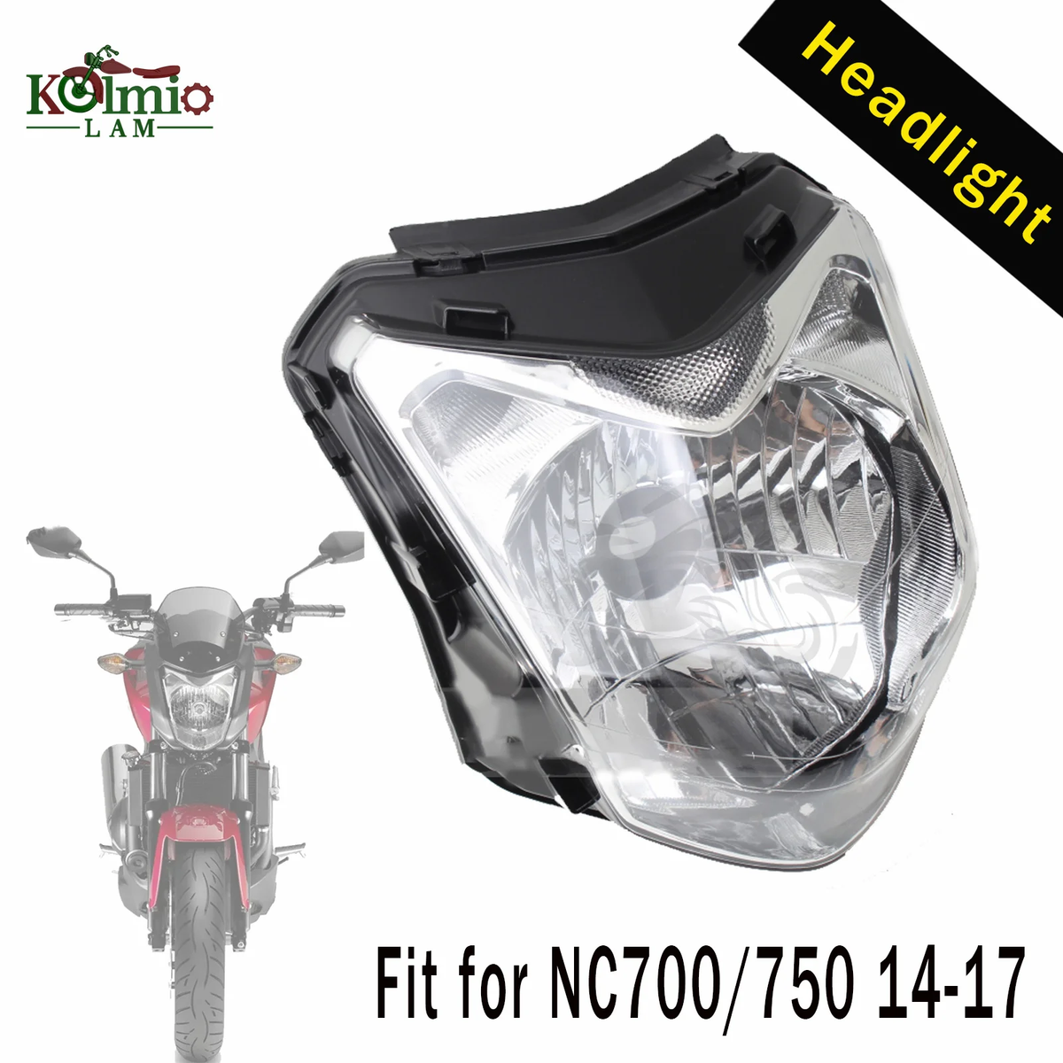 Headlight Assembly Headlamp Fit For Honda NC700S NC750S NC700X 