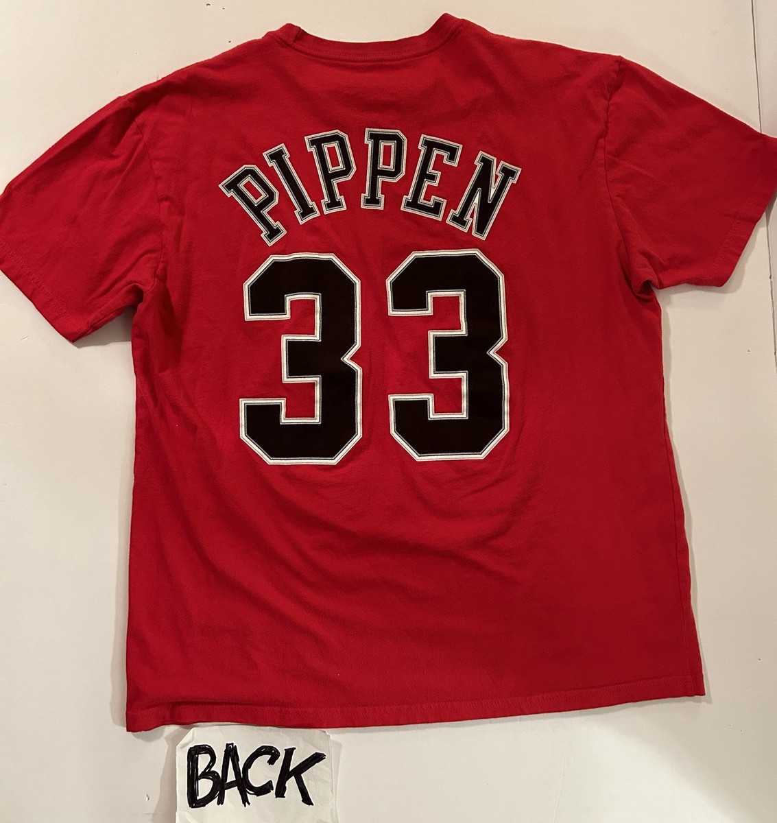 Mitchell & Ness Chicago Bulls Scottie Pippen #33 Tshirt XL | eBay