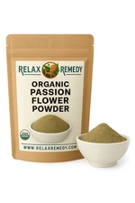 Organic Passion Flower Powder - 100% Pure, Non-GMO Passiflora Incarnata, Calming