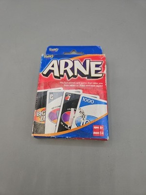 Arne - Faced Paced Card Game Takes You from Hero to Zero & Back - Fundex 2004