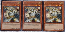 Yugioh 3x Wulf, Lightsworn Beast TU05-EN007 Rare Near Mint Playset Turbo Pack