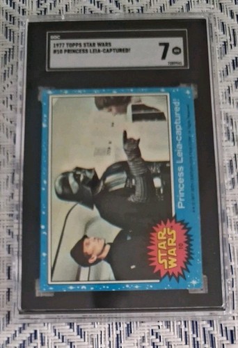 1977 Topps Star Wars #10 Princess Leia - captured! — SGC 7