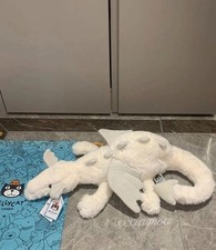 Jellycat Snow Dragon 19in Cute Plush Doll Gift Toy Dust Bag
