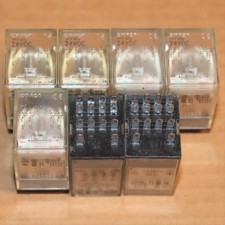 One Omron Mini Cube Relay MY4N   24VDC