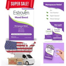 Estroven Mood Boost for Menopause Relief, Helps Reduce Hot Flashes  Night Sw...