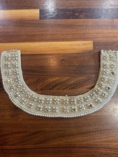 Vintage Pearl Collar Beaded Faux Pearl Art Craft Japan Retro Fashion 50s 60s