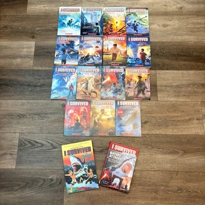 I SURVIVED Book Series Lot of 17 Tarshis Scholastic True Stories Graphic Novel - Image 1 of 4