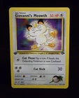 Pokémon TCG - GIOVANNI'S MEOWTH - 1ST EDITION - #74 - GYM CHALLENGE 2000 - MP/LP