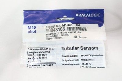Datalogic S5N-PA-5-A00-PK Tubular Photoelectric Sensor 10-30v-dc