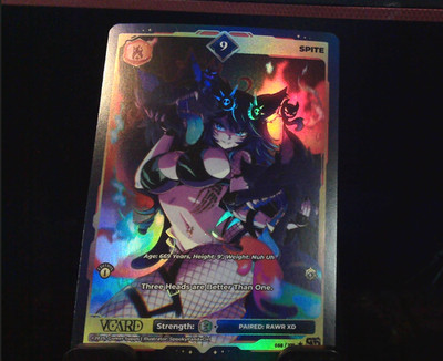 VCard Divine Chaos First Edition - Holo 9 - Spite