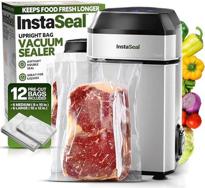InstaSeal Vacuum Sealer (Includes 12 Bags)