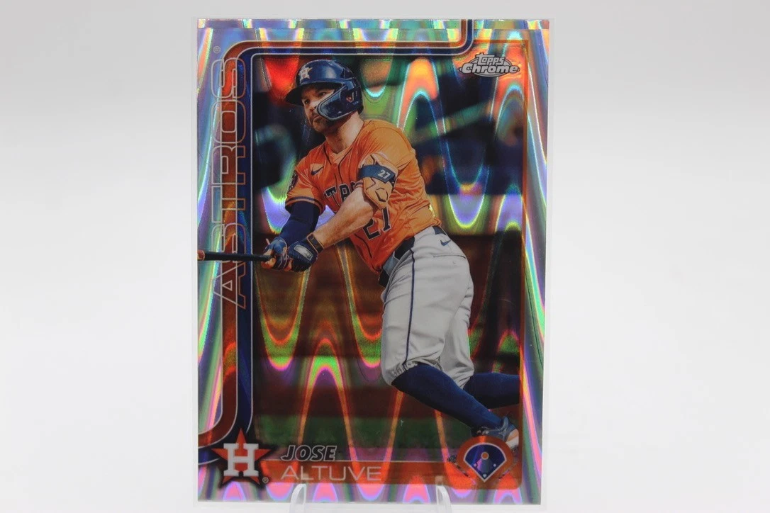 2025 Topps Chrome - Jose Altuve #77 Raywave Refractor