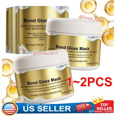 Maybe Paris Bond Gloss Mask, With Hydrolyzed Keratin & Hyaluronic Acid