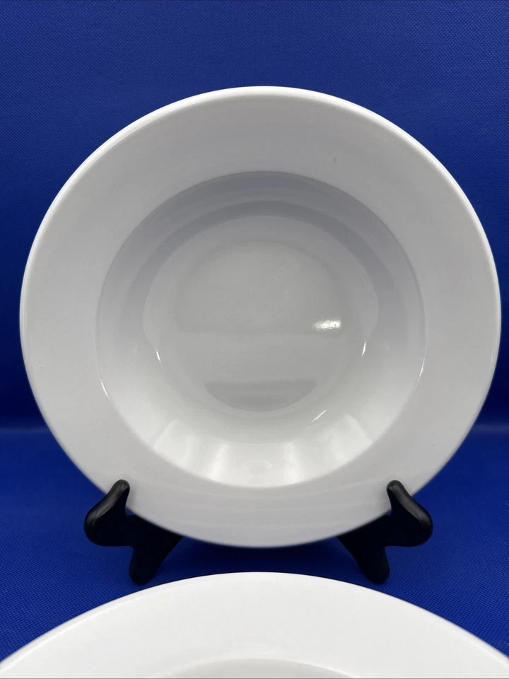 Oneida Classic Restaurant Ware Soup Salad Bowl Vintage White Diner Dish Lot 4 - Image 3 of 4
