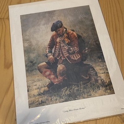Mohawk Morning Robert Griffing Print 1997 Scottish Highlander Art