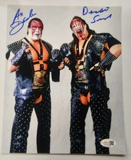 Demolition Ax Smash Dual Signed JSA COA WWE Wrestling 8x10 Photo NWA WCW JSA COA