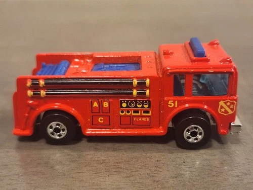 Vintage Mattel Hot Wheels 1976 Red Fire Eater Rescue Truck 51