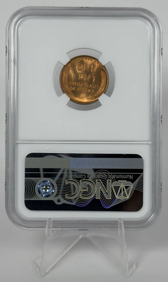 1949 S Lincoln Wheat Cent NGC MS66 RD Red Die Clash DDO DDR Brilliant UNC - Image 2 of 4