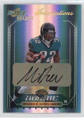 2006 Score Select Rookie Inscriptions 82/100 Maurice Jones-Drew #362 Auto 0d6q