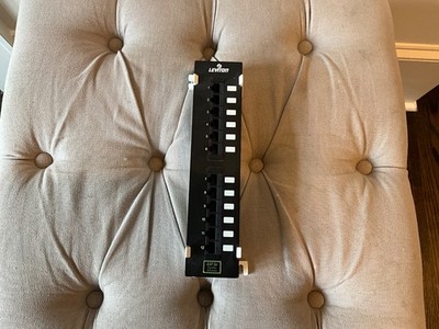 LEVITON GigaMax 12-Port Cat 5e Universal Patch Block, Black