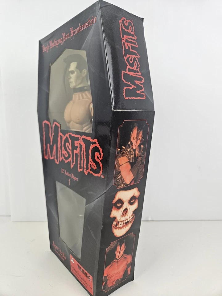 Figura de acción punk rock The Misfits 'Doyle' 1999 juguete 12" en caja ataúd original Foto 3 de 4