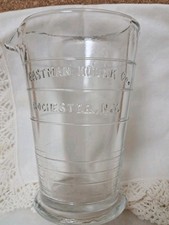 Vintage - Eastman Kodak - Glass Darkroom Measuring Cup Beaker 4oz w/Pour Spout