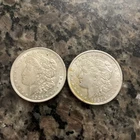 LOT OF 2 1921 Philadelphia Mint 1 DOLLAR MORGAN SILVER DOLLARS Beautiful Coins!