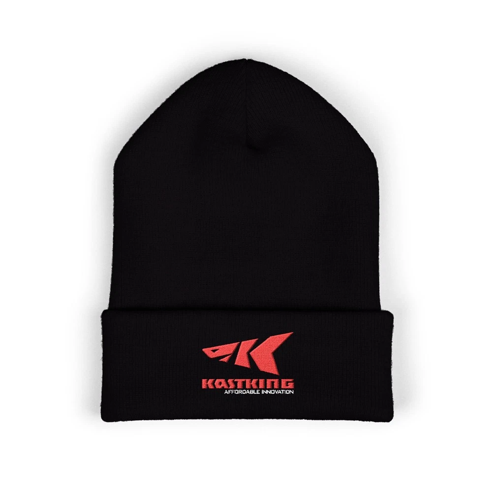 Kastking Fishing Baits Adult Winter Black Classic Beanie Hat