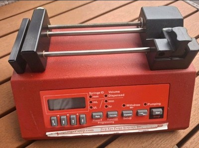 New Era NE-1010 Programmable Syringe Pump Tested Working 12V Power Adapter Incld