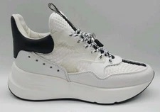 Alexander McQueen Nappa Joey Sneakers Shoes White US 9.5 /EU 40.5 GL025145