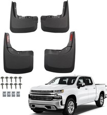 Mud Flaps Custom Front Rear Set Silverado