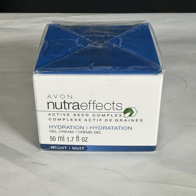 NEW Avon Nutraeffects Hydration Night Gel Cream | 1.7 oz | Face Moisturizer