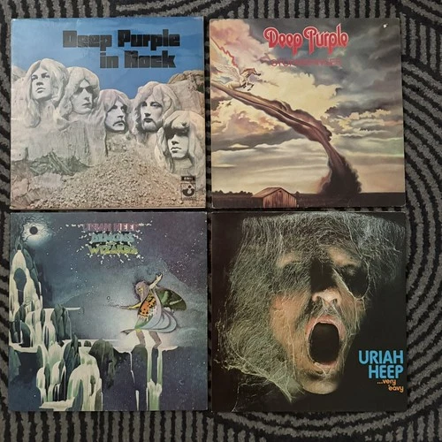 Pop Rock 30 x Vinyl Record LP Job Lot Deep Purple Uriah Heep The Rolling Stones