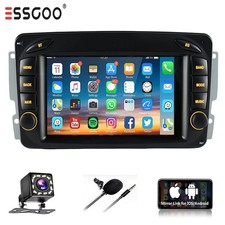 64GB Android 15 Carplay Autoradio GPS F&uuml;r Mercedes Benz C/CLK/G Klasse W203 W209